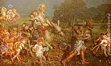 William Holman Hunt Paintings - The Triumph of the Innocents by William Holman Hunt
